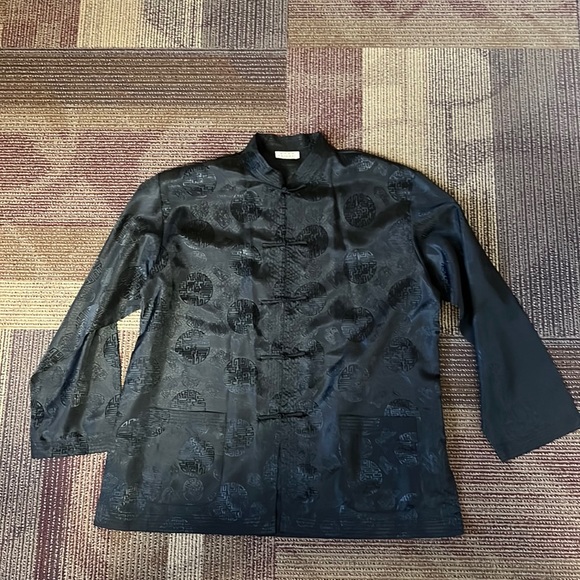 Authentic Black Male Jacket and Pants from China. PERFECT CONDITION! Halloween! - Picture 1 of 5